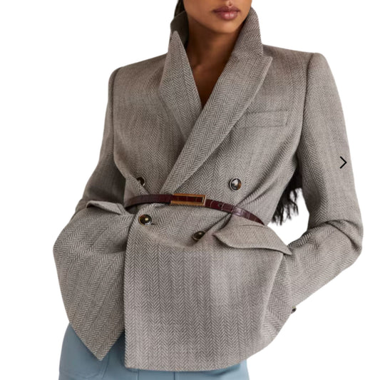 Herringbone blazer