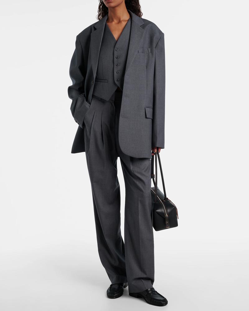 Grey tailored blazer