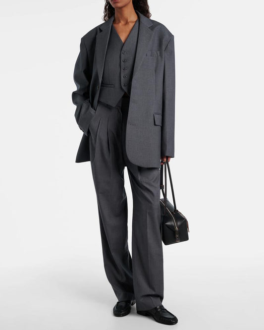 Grey tailored blazer