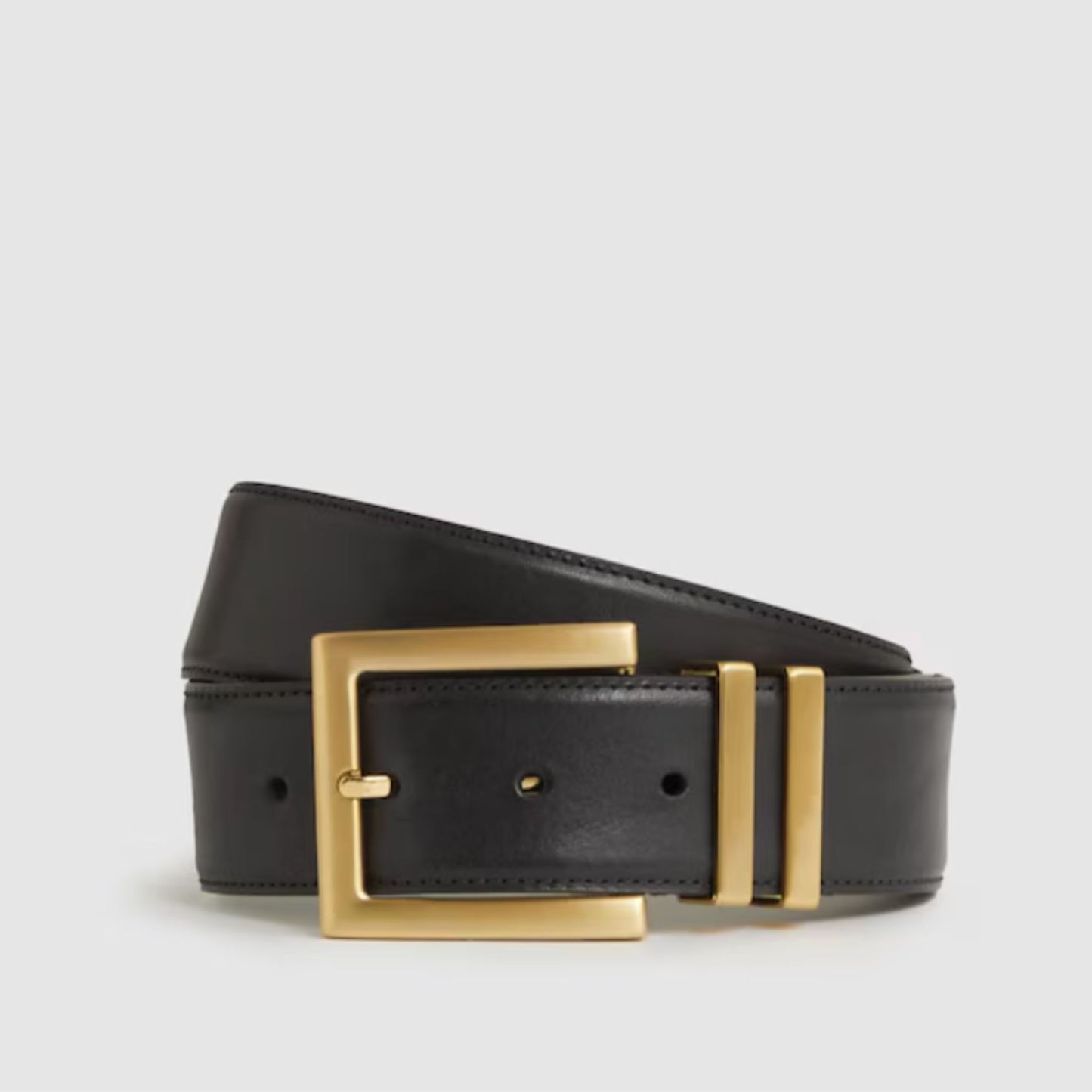Black Leather Belt