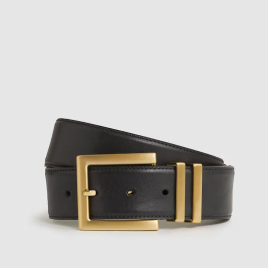Black Leather Belt