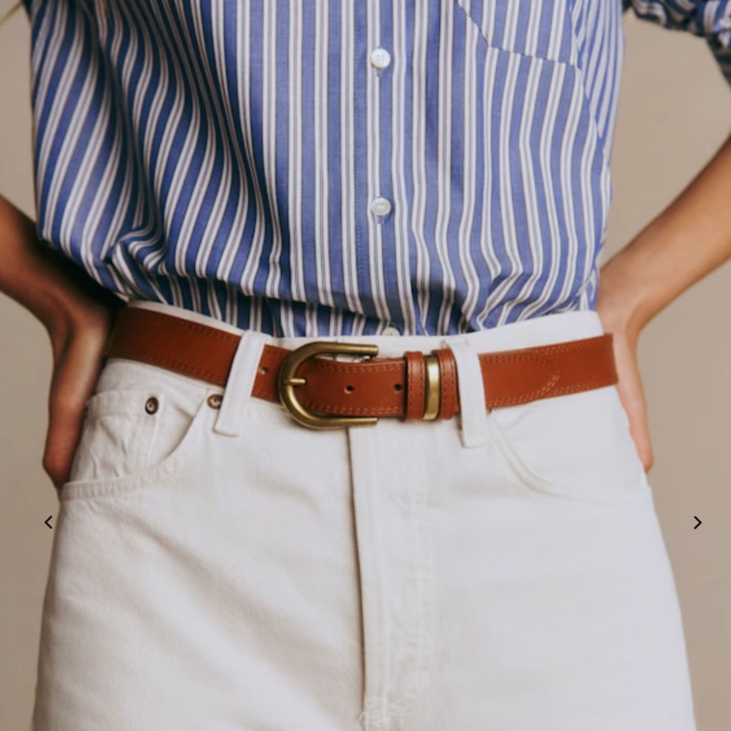 Tan Leather Belt