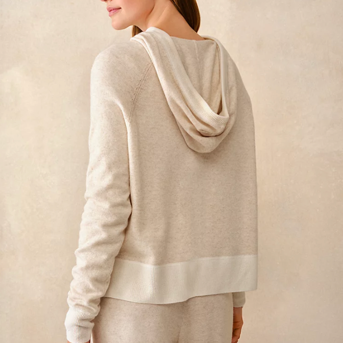 Loungewear hooded top