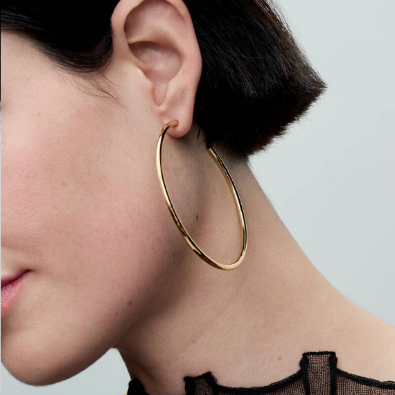 Classic Gold Hoops