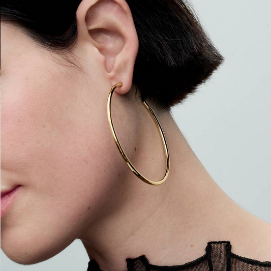 Classic Gold Hoops