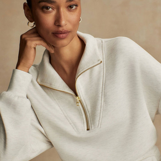Half-Zip Loungewear Top