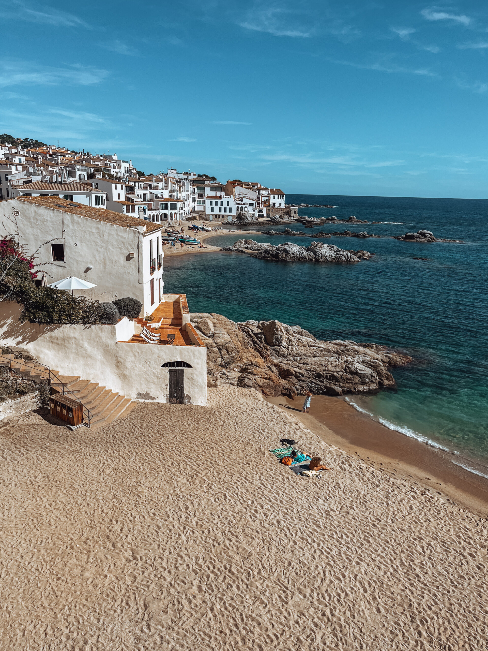 The white village of Calella de Palafrugell
