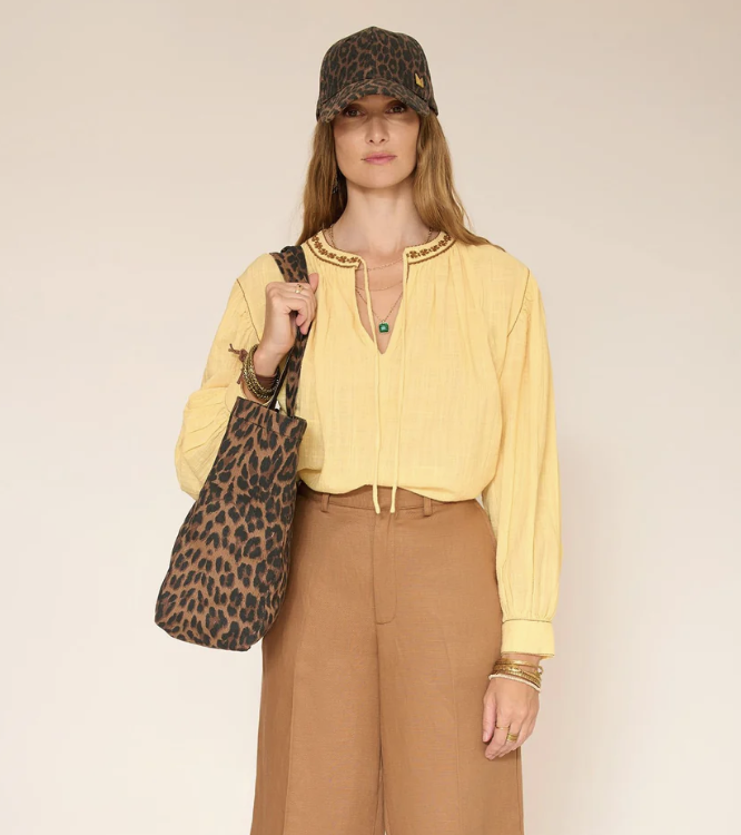 Yellow Summer Blouse