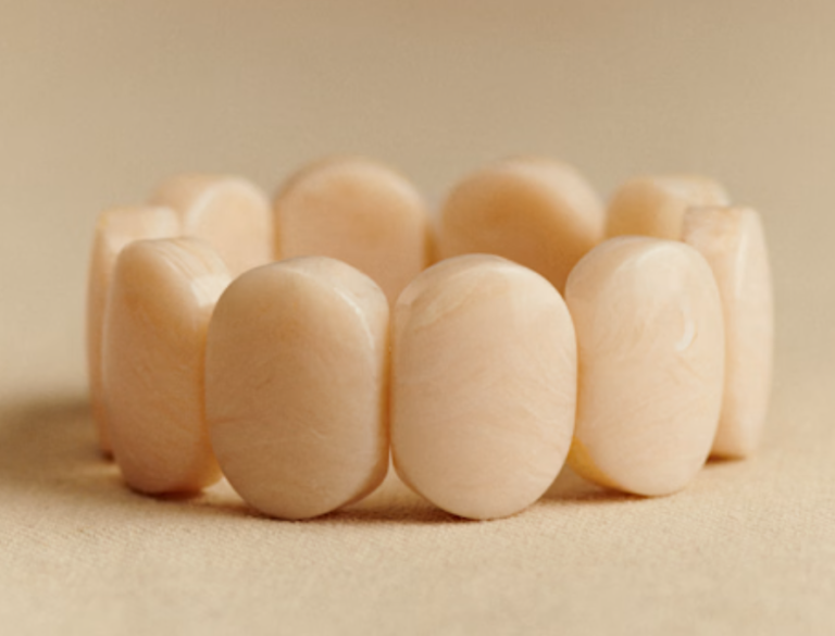 Ecru Enamel Bracelet