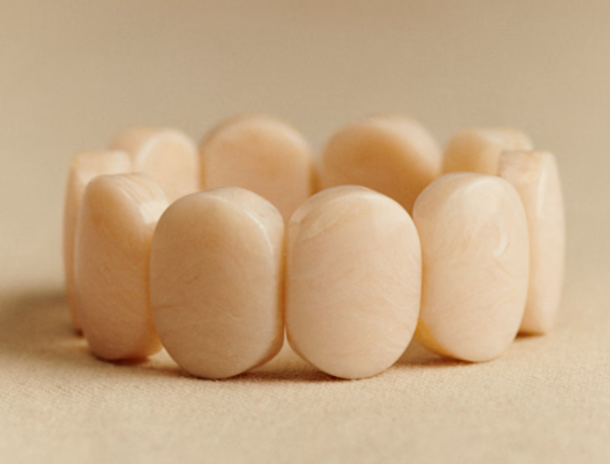 Ecru Enamel Bracelet