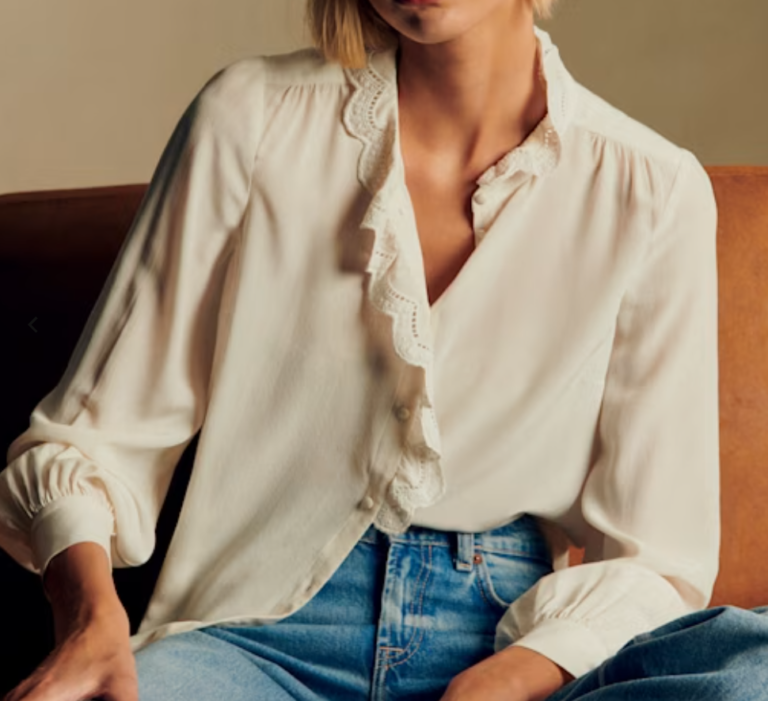White Silk Shirt