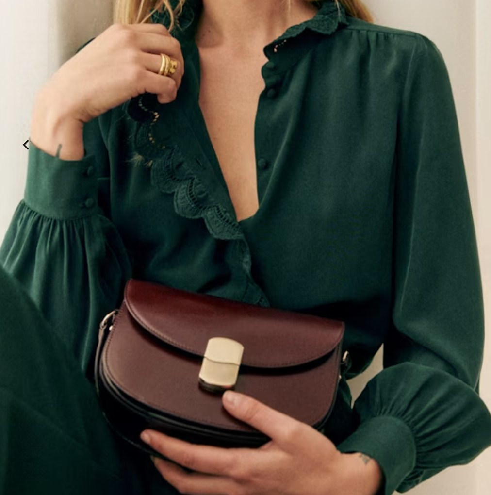 Green Silk Shirt