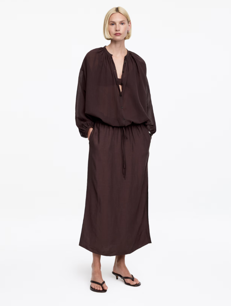 Chocolate Skirt Set