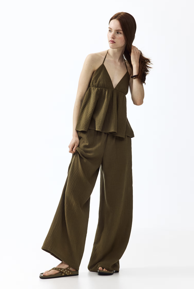 Olive Trouser Set