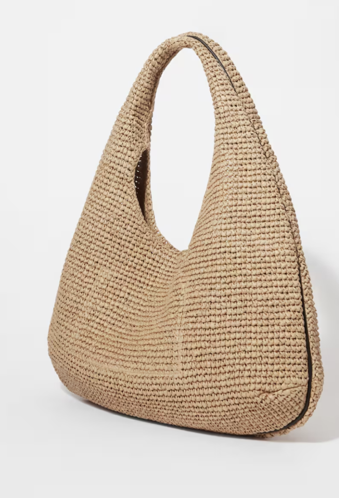 Raffia Shoulder Bag
