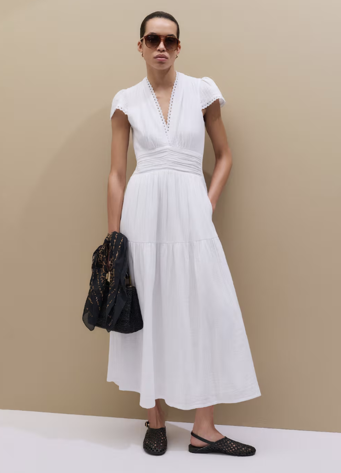Everyday Long White Summer Dress