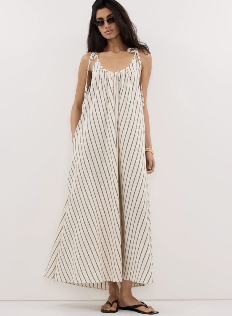Striped Everyday Midi Dress