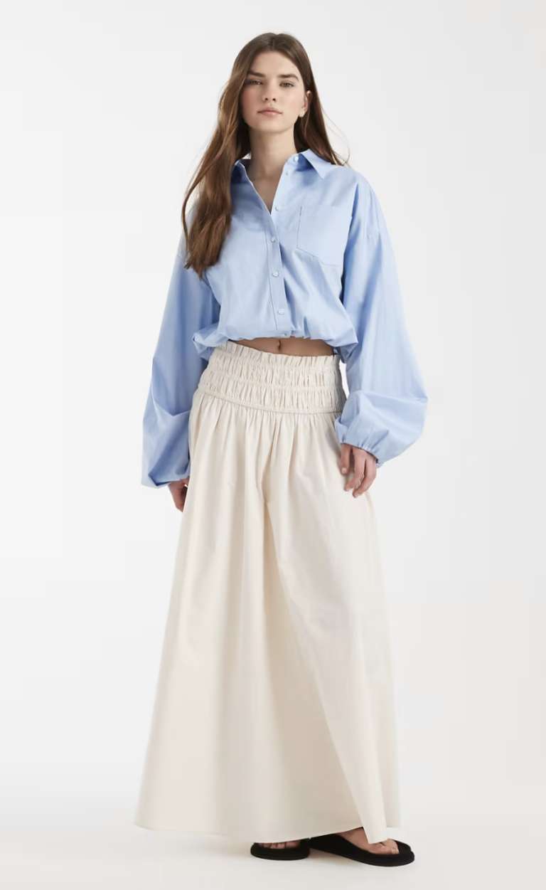Chic for less Cotton Maxi Skirt