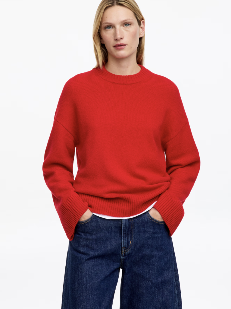 Red Cashmere Jumper
