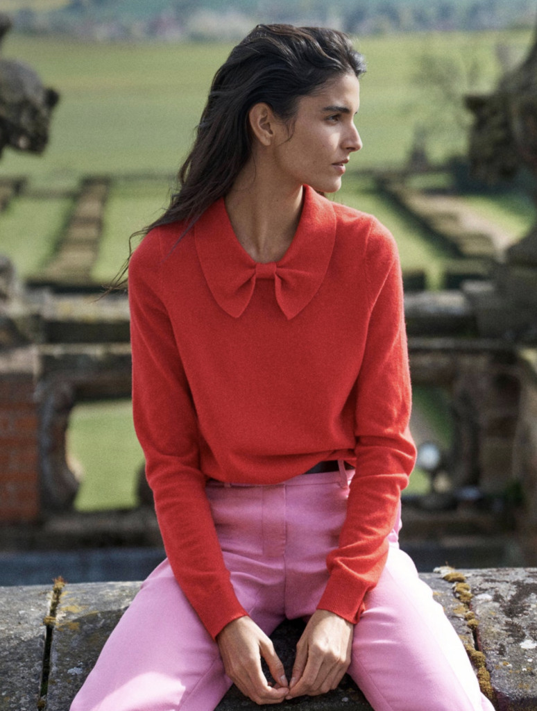 Red Bow Jumper
