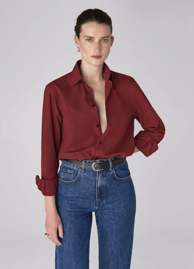 Burgundy Red Shirt