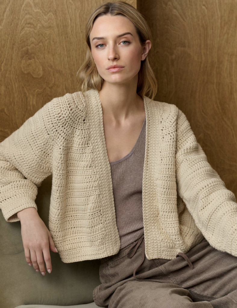 Crochet Knit Cardigan