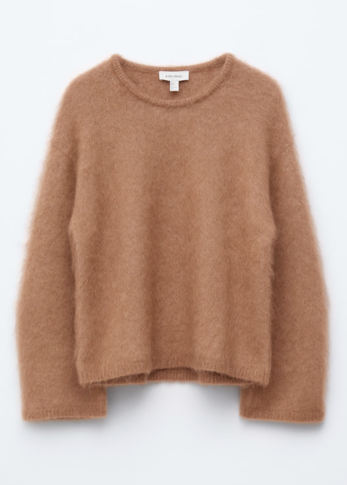 Smooth Mohair Blend Sweater