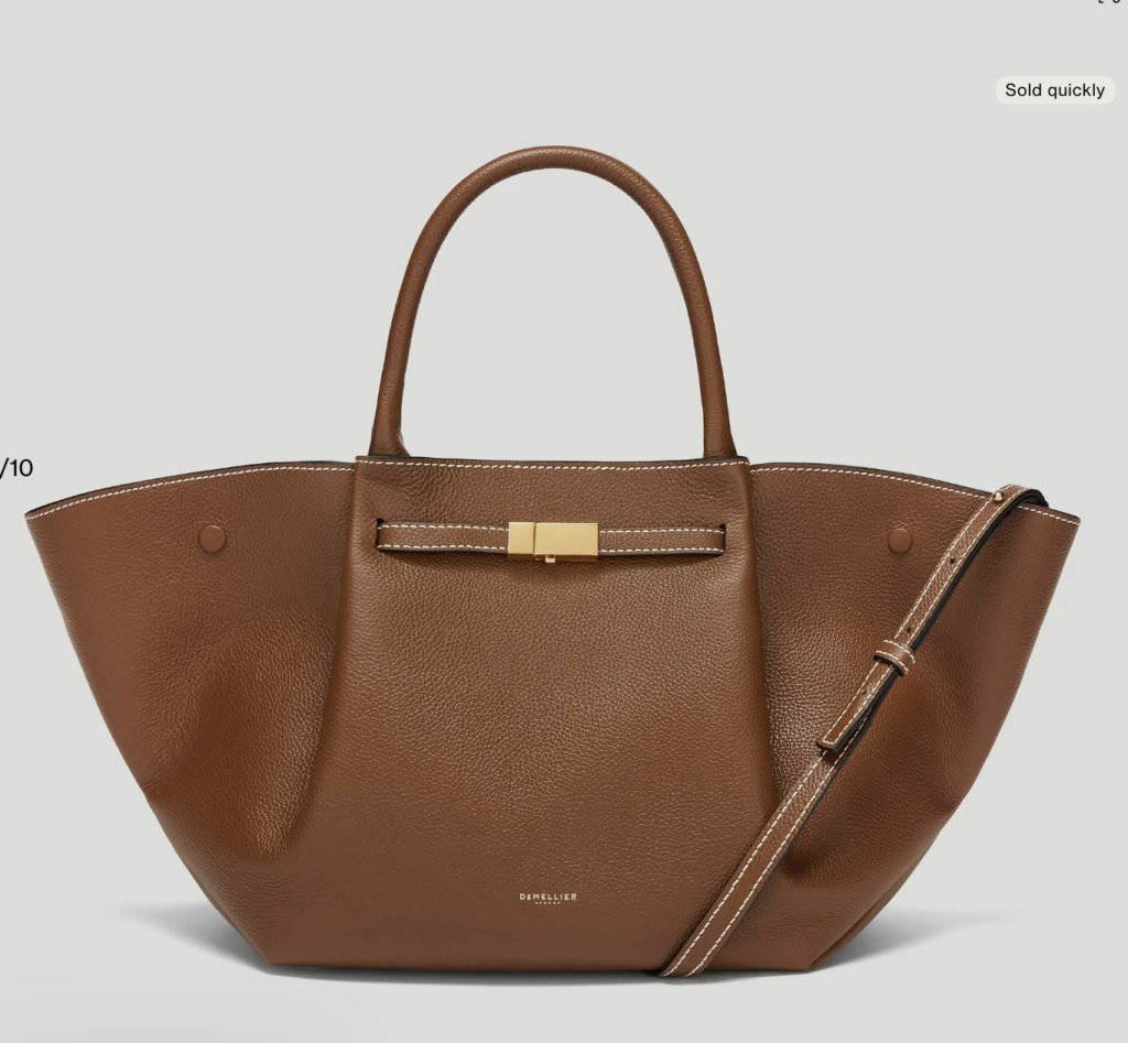 Camel New York Midi Handbag
