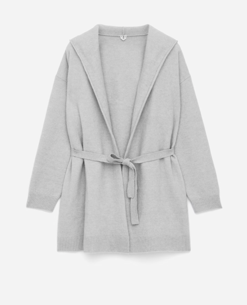 Long-line Grey Cardigan