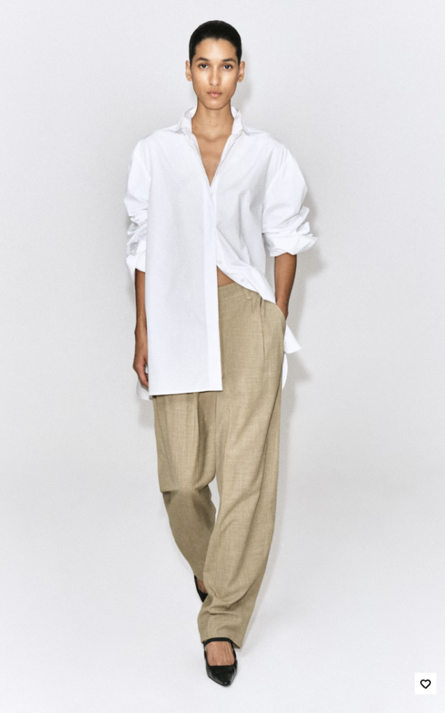 Pleated Tulip Trousers
