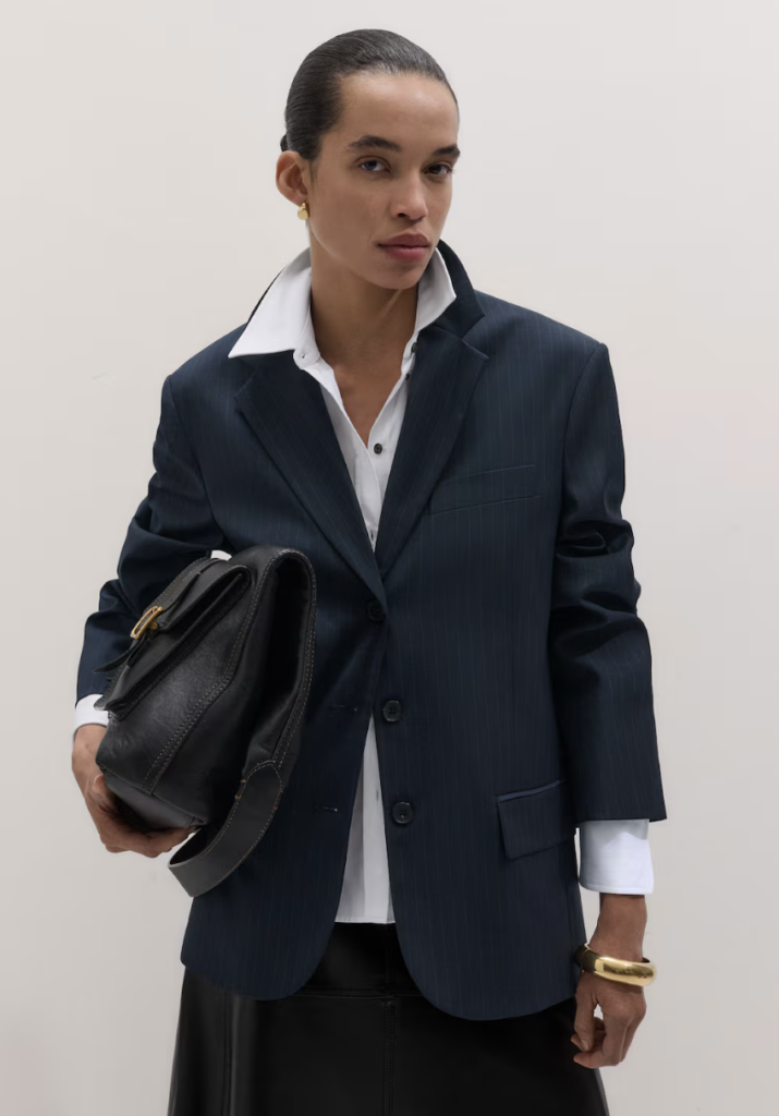 Navy Oversized Everyday Blazer