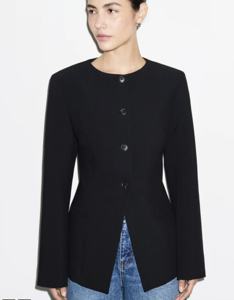 Black Hourglass Blazer