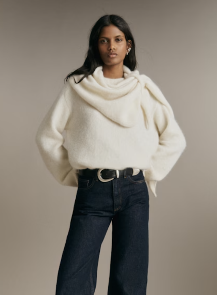 Textured Ecru Jumper