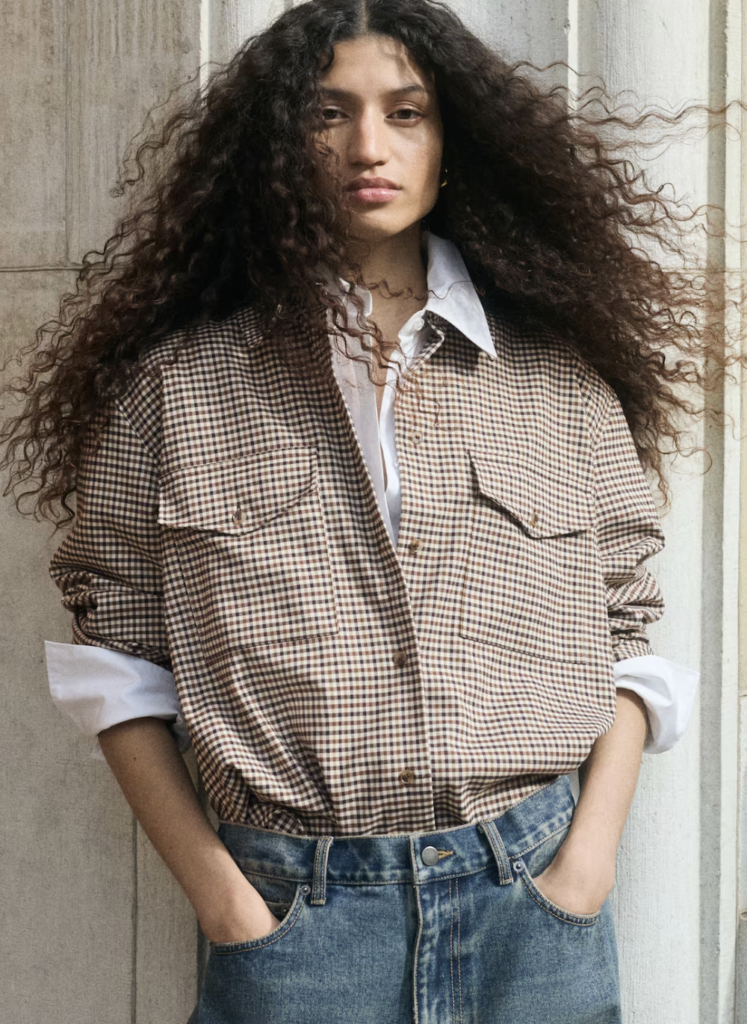 Oversized Checked Shirt