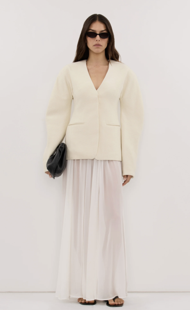Hourglass Beige Blazer