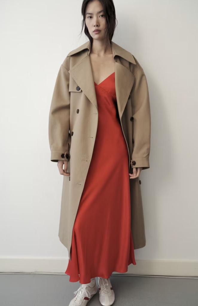 Silk Blend Slip Dress