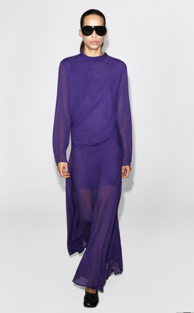 Statement Purple Dress