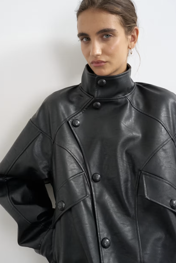 Faux Leather Jacket