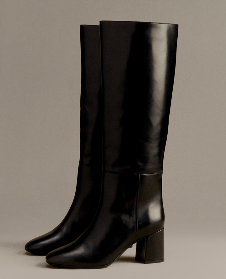 Classic Black Knee-High Boots