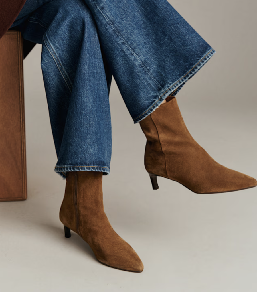 Slimline Tan Ankle Boots