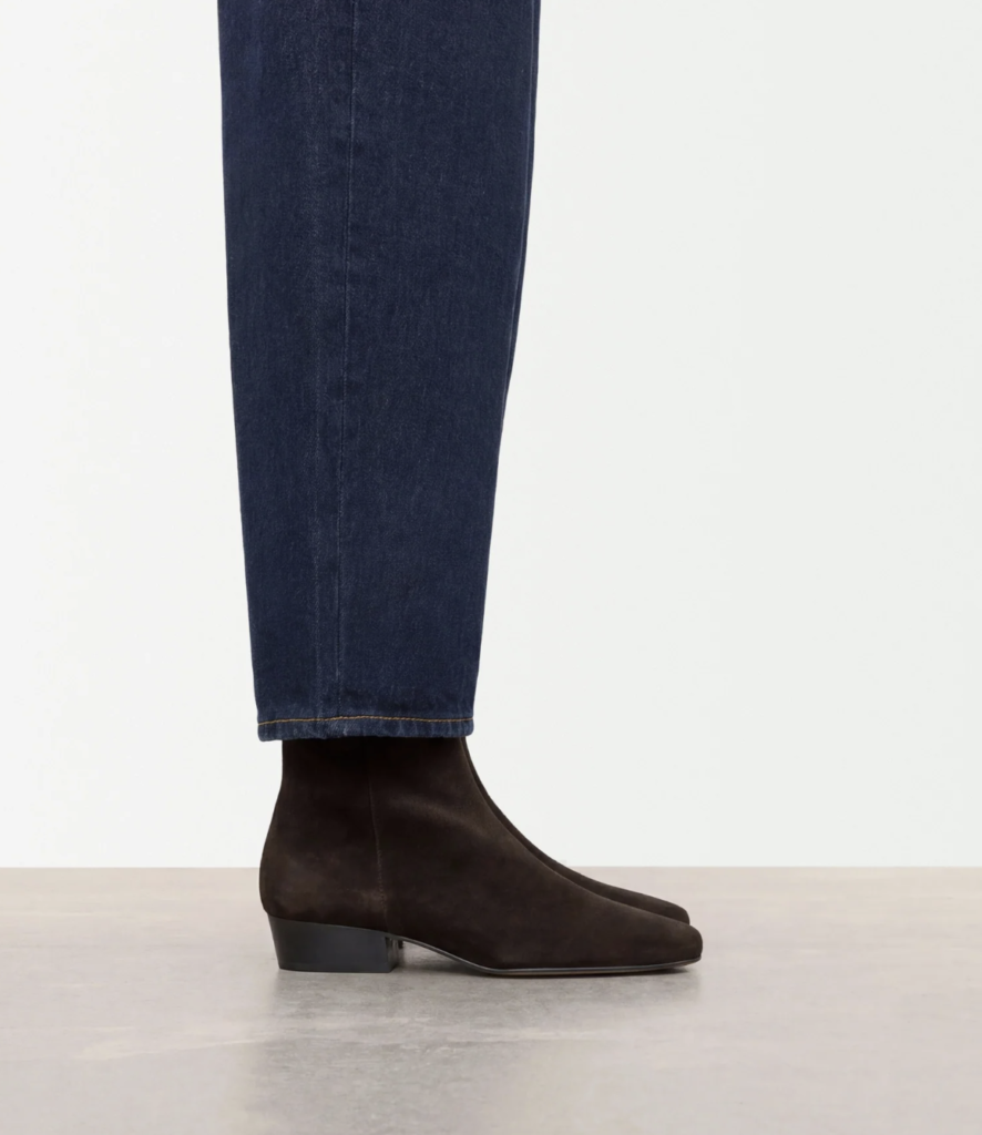 Chocolate Suede Ankle Boots