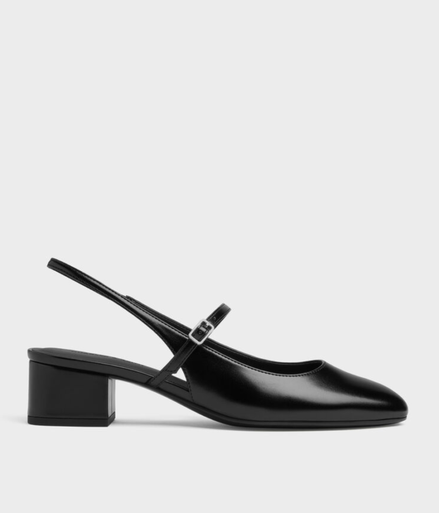 Mary-Jane Block Heel Shoes