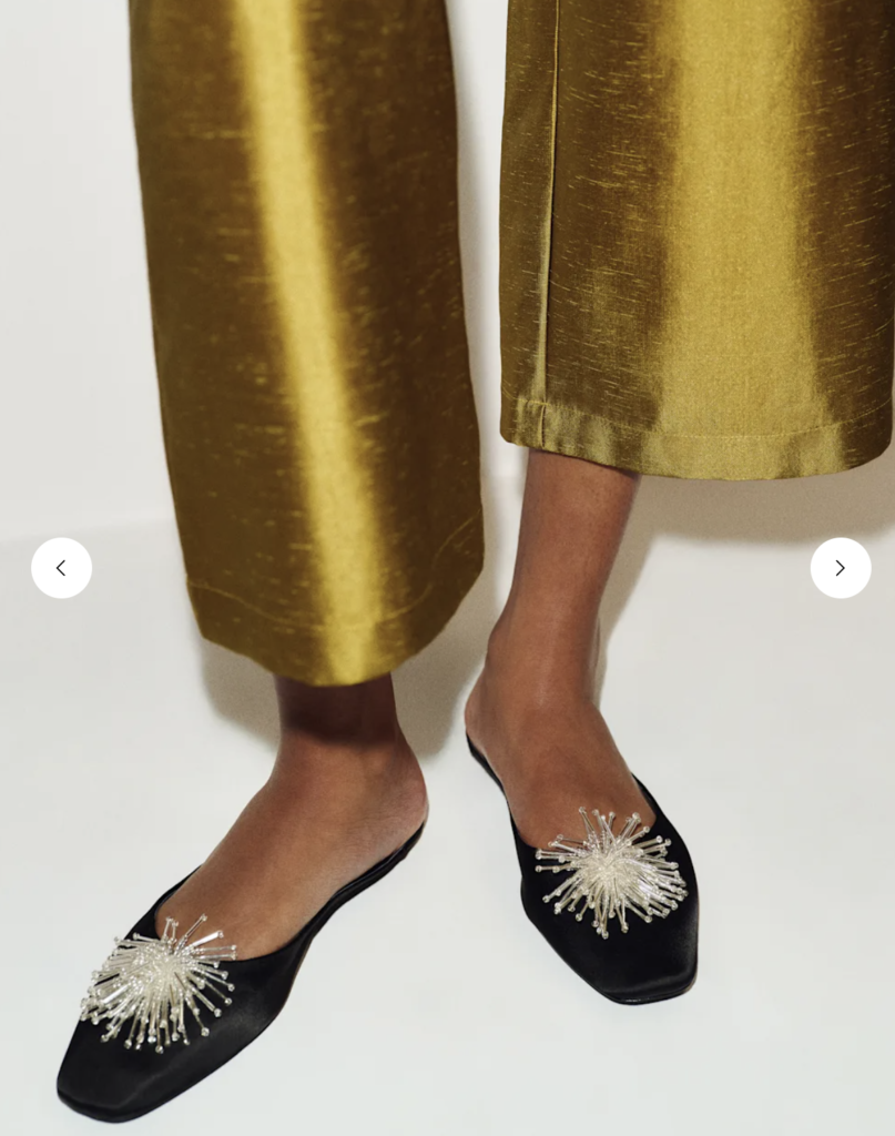 Slipper Style Flat Mules