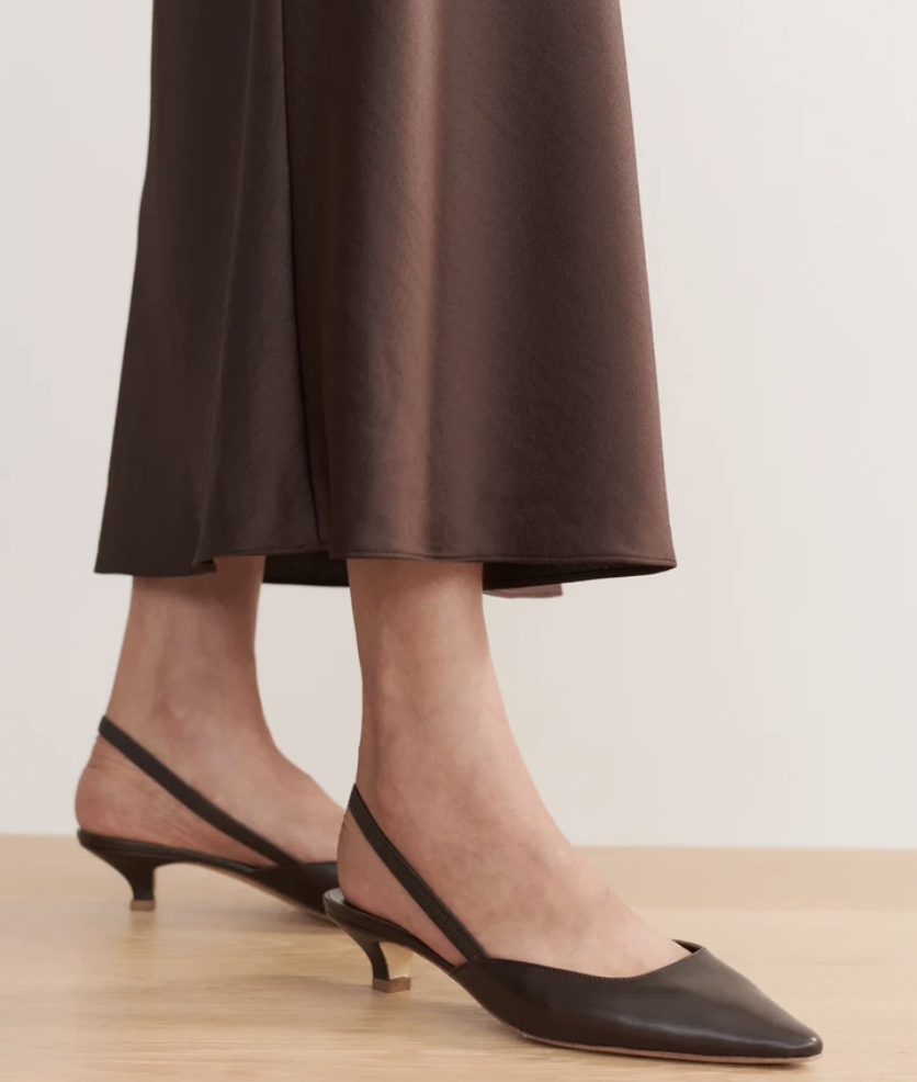 Slingback Kitten Heels