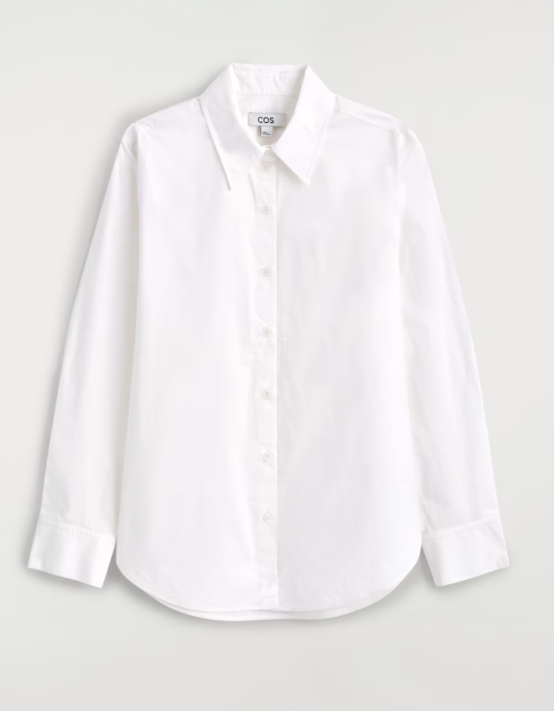 Oversized White Cotton Shirt
