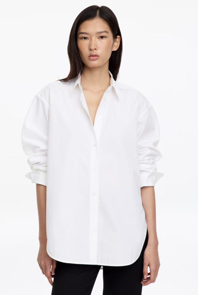 Relaxed Fit Poplin Shirt