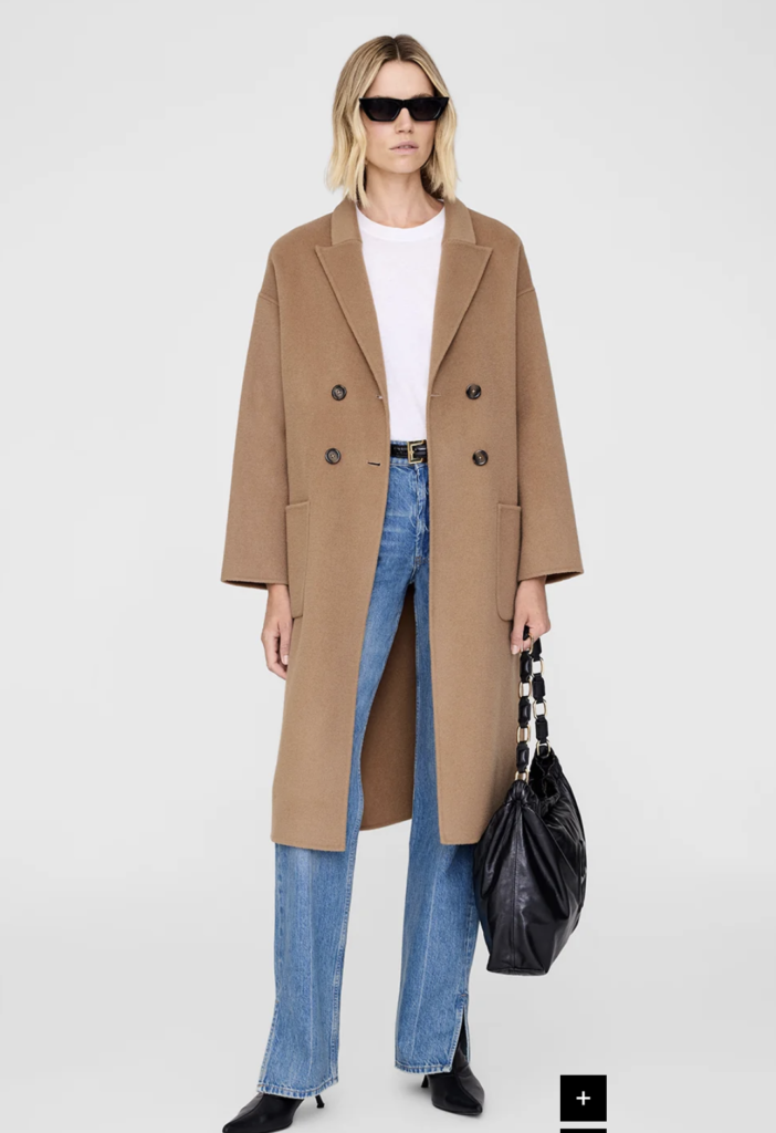 Cashmere Blend Camel Coat