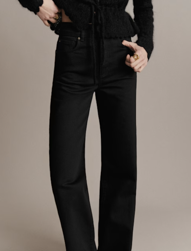 Black Flared Trousers