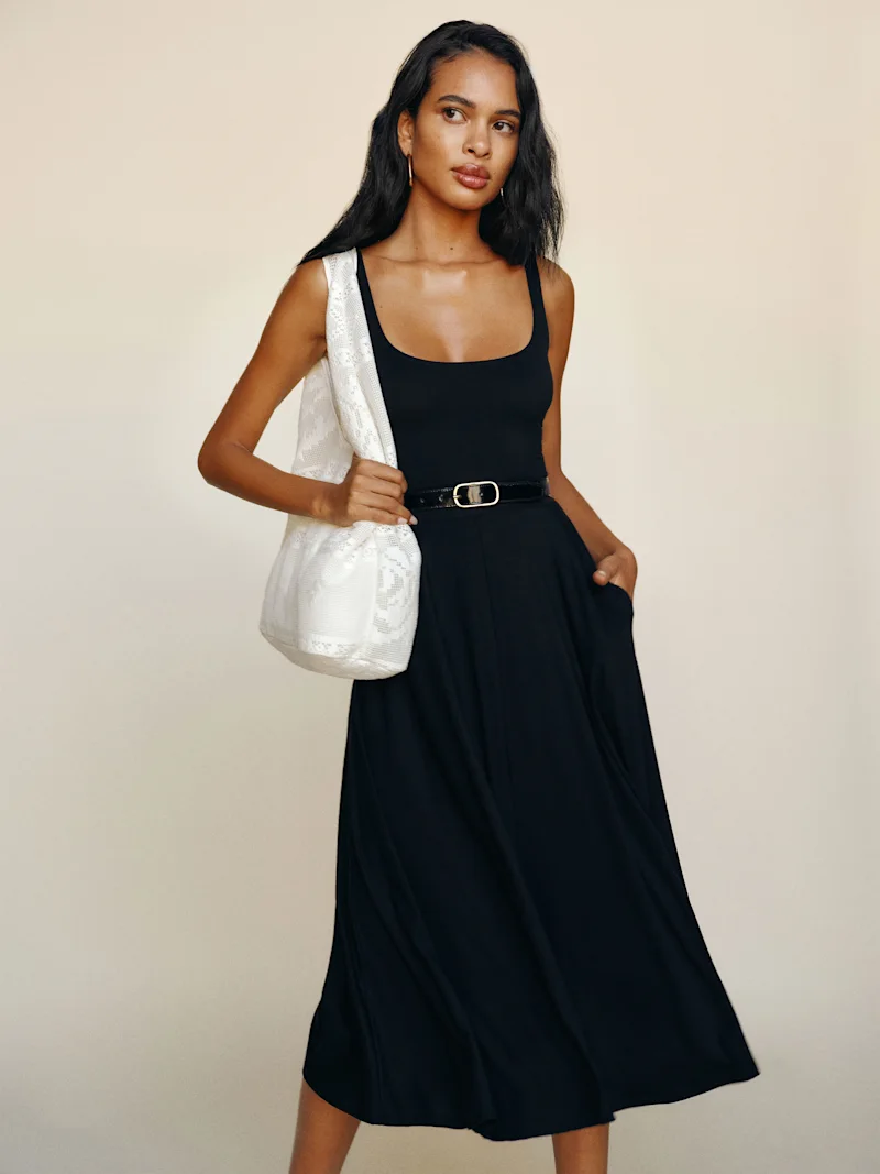 Black Midi Dress