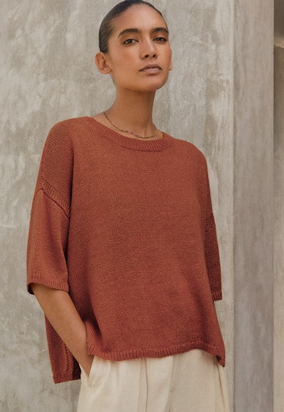 Knitted Linen Top